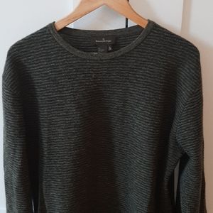 Zegna sweater, Men's L, Dark Green